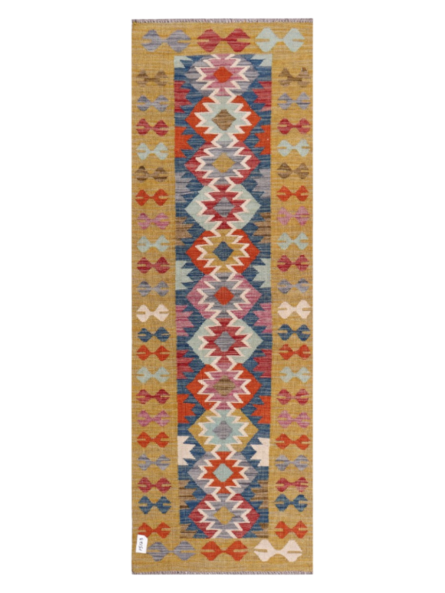 Maimana Kilim - 203 x 68 cm