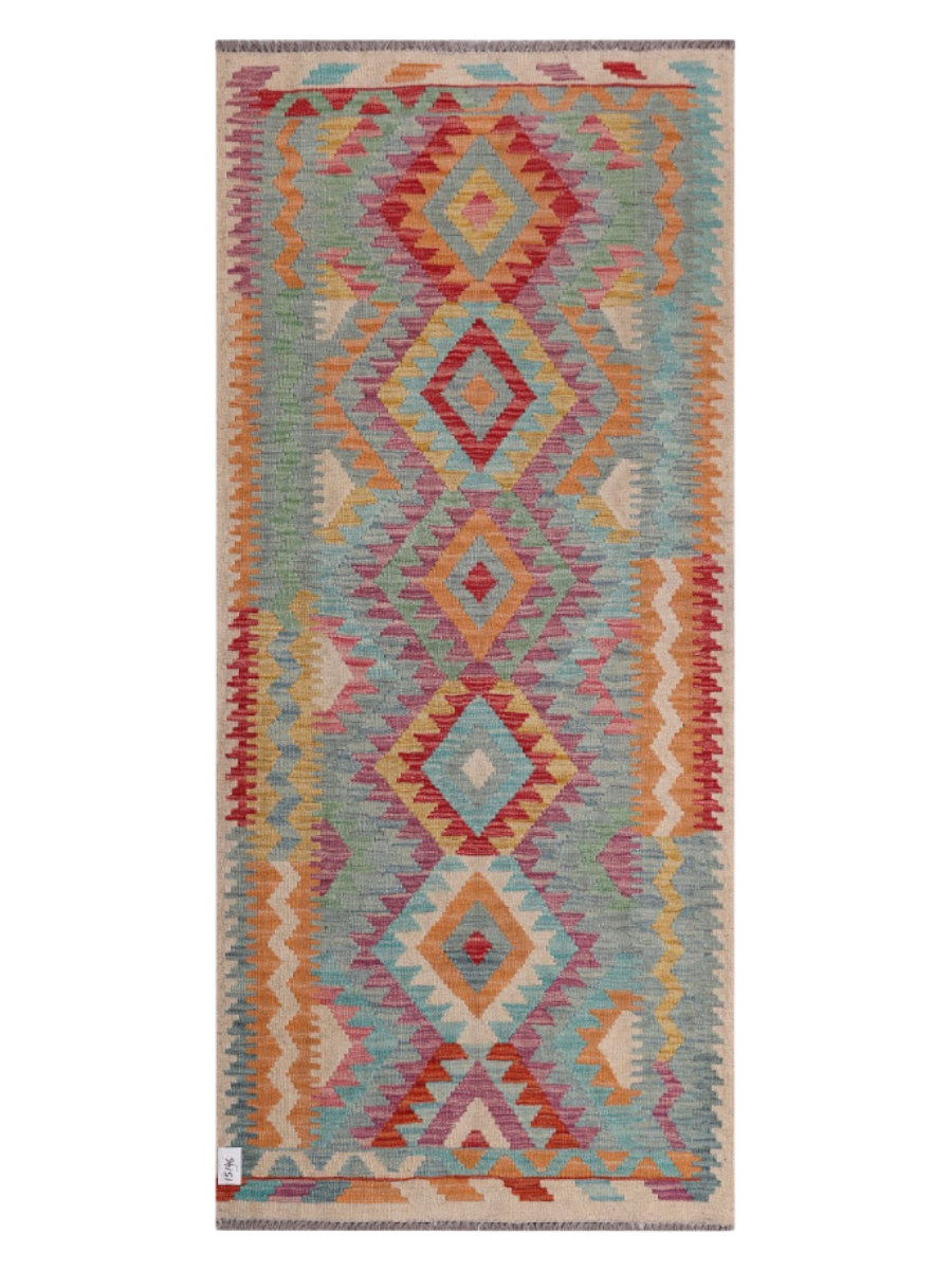 Maimana Kilim - 201 x 90 cm