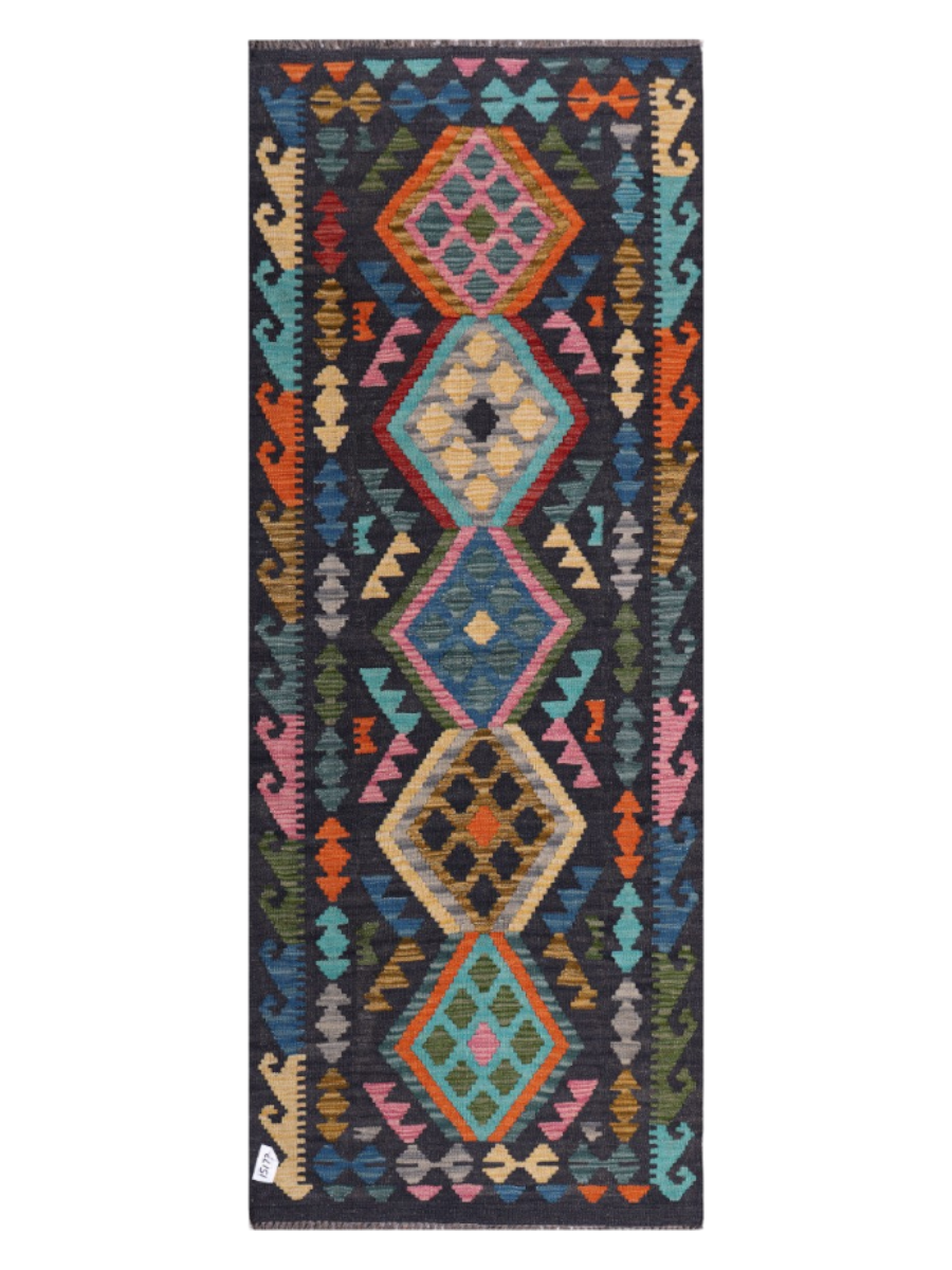 Maimana Kilim - 209 x 82 cm