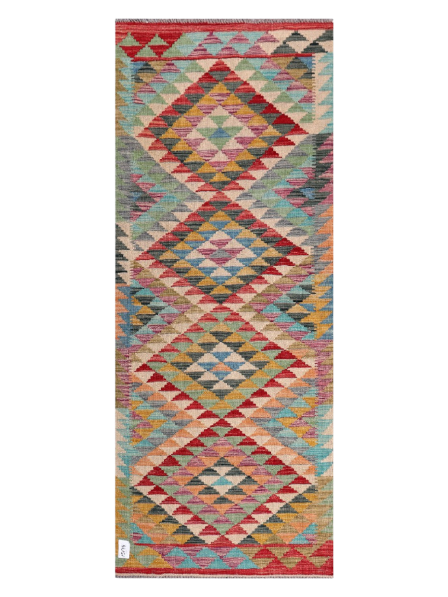 Maimana Kilim - 197 x 79 cm