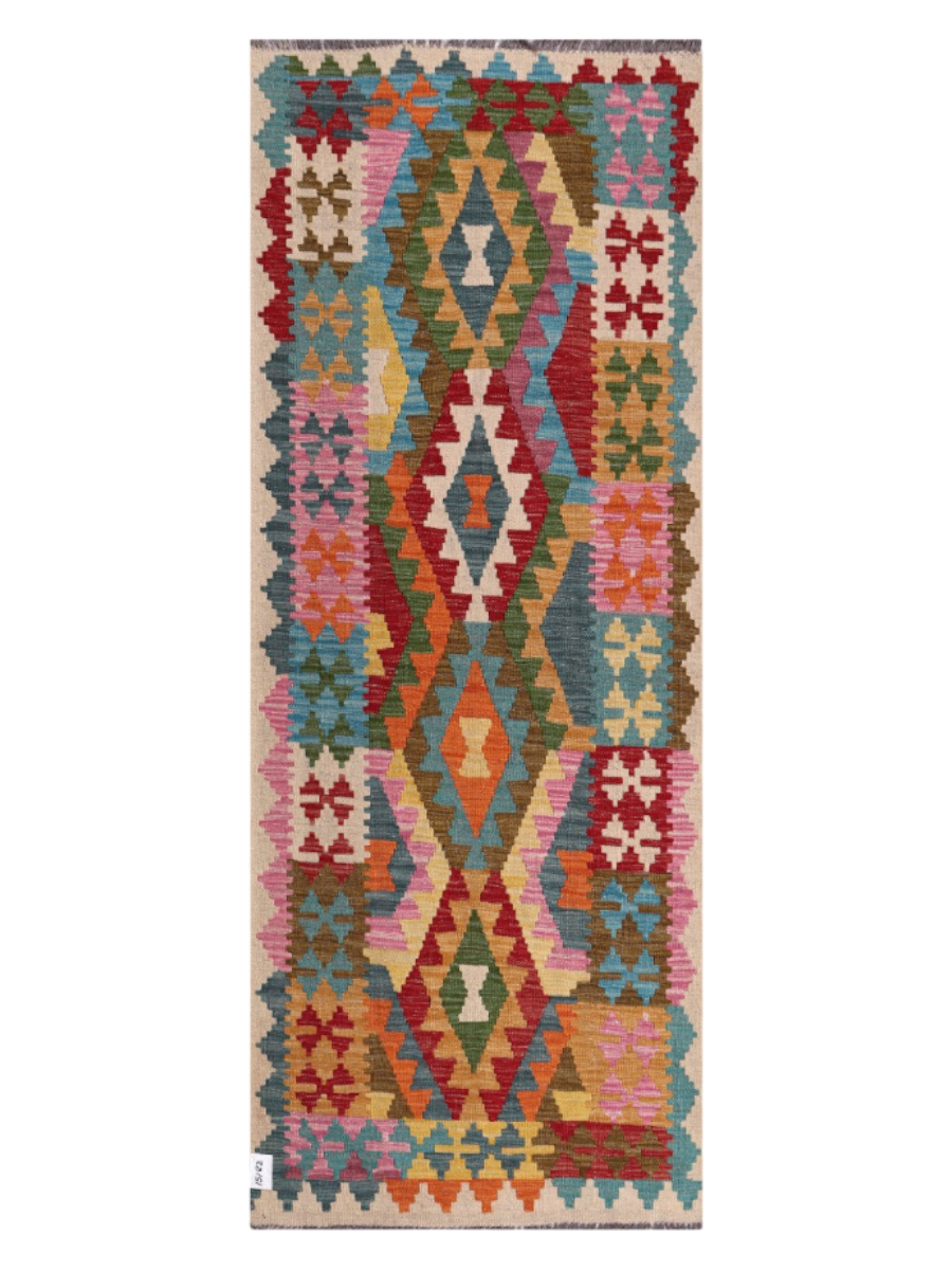 Maimana Kilim - 205 x 80 cm
