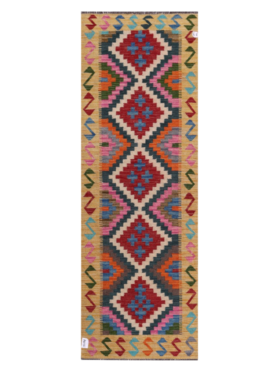 Maimana Kilim - 209 x 72 cm