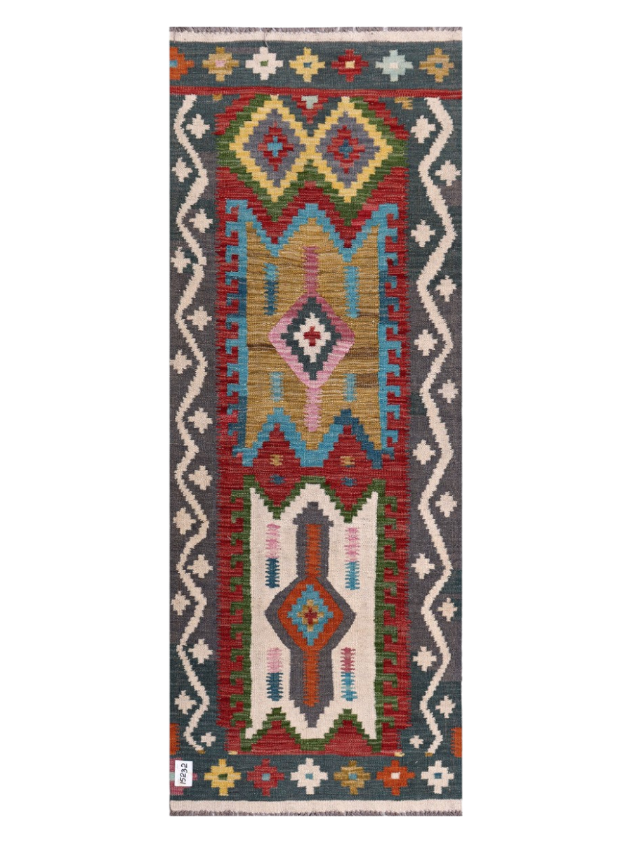 Maimana Kilim - 205 x 78 cm