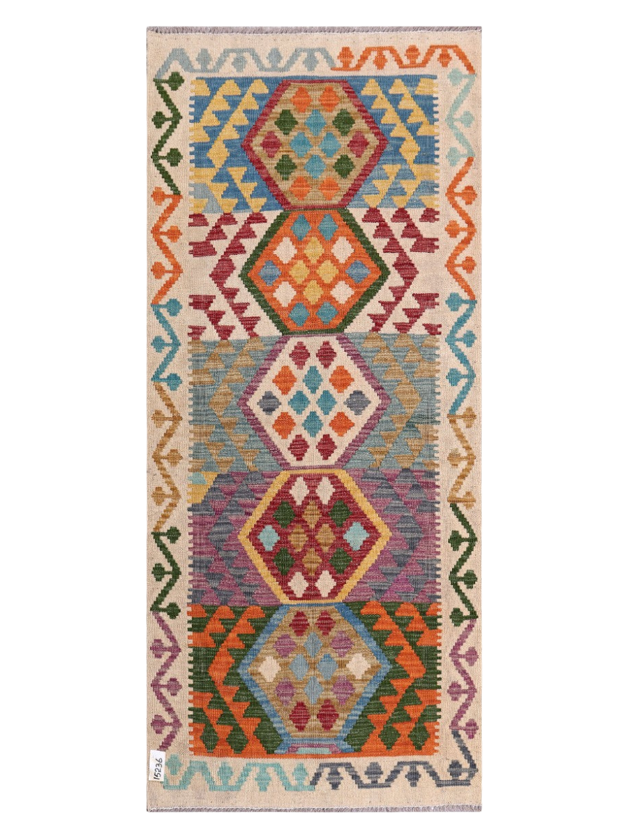 Maimana Kilim - 187 x 82 cm