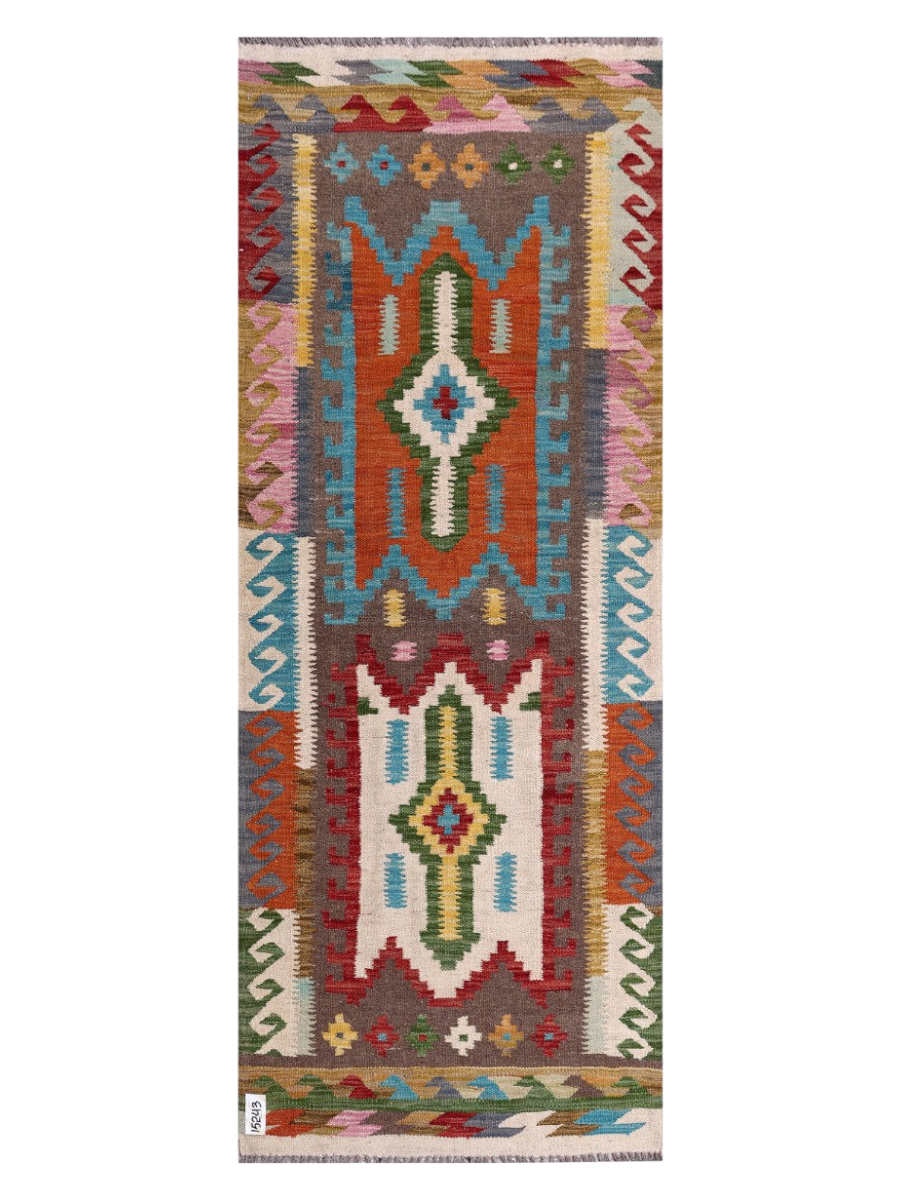 Maimana Kilim - 202 x 78 cm