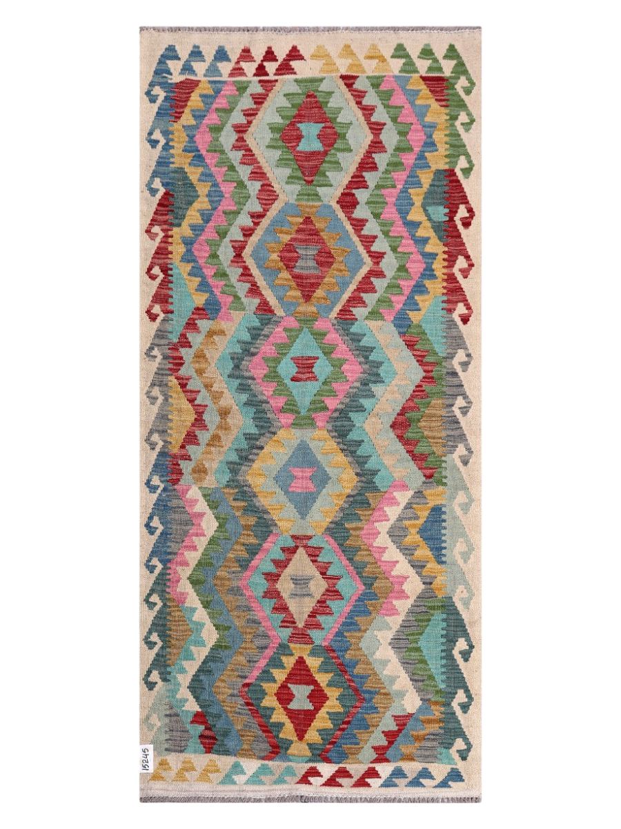 Maimana Kilim - 199 x 90 cm