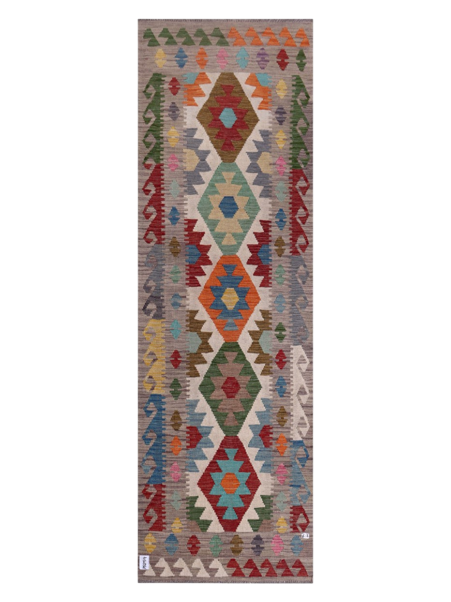 Maimana Kilim Runner - 265 x 84 cm