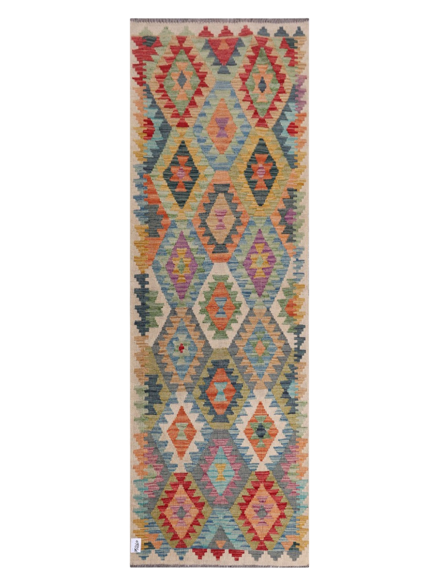 Maimana Afghanistan Kilim Runner - 249 x 83 cm