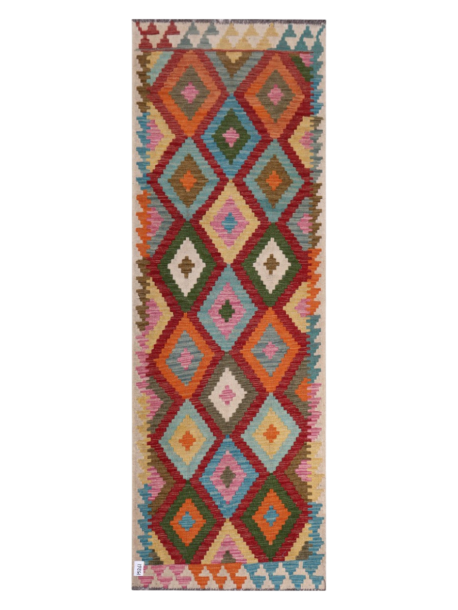 Maimana Kilim Runner - 248 x 86 cm