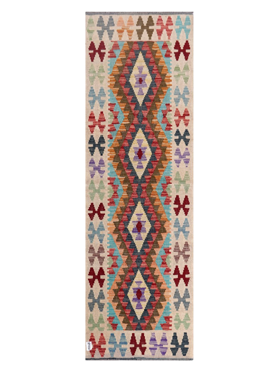 Maimana Kilim Runner - 243 x 77 cm