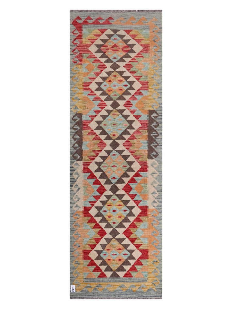 Maimana Kilim Runner - 247 x 81 cm