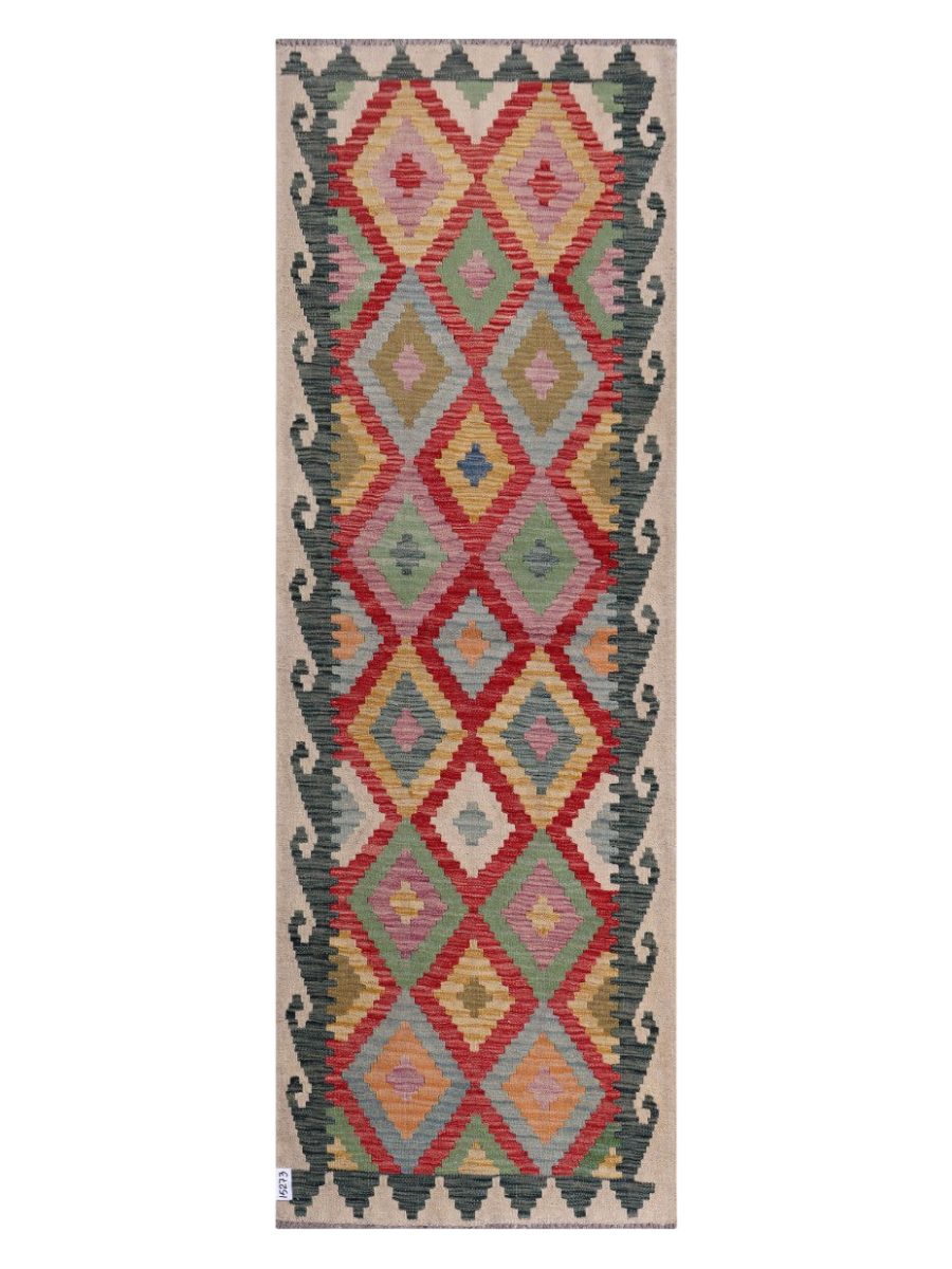 Maimana Kilim Runner - 241 x 83 cm
