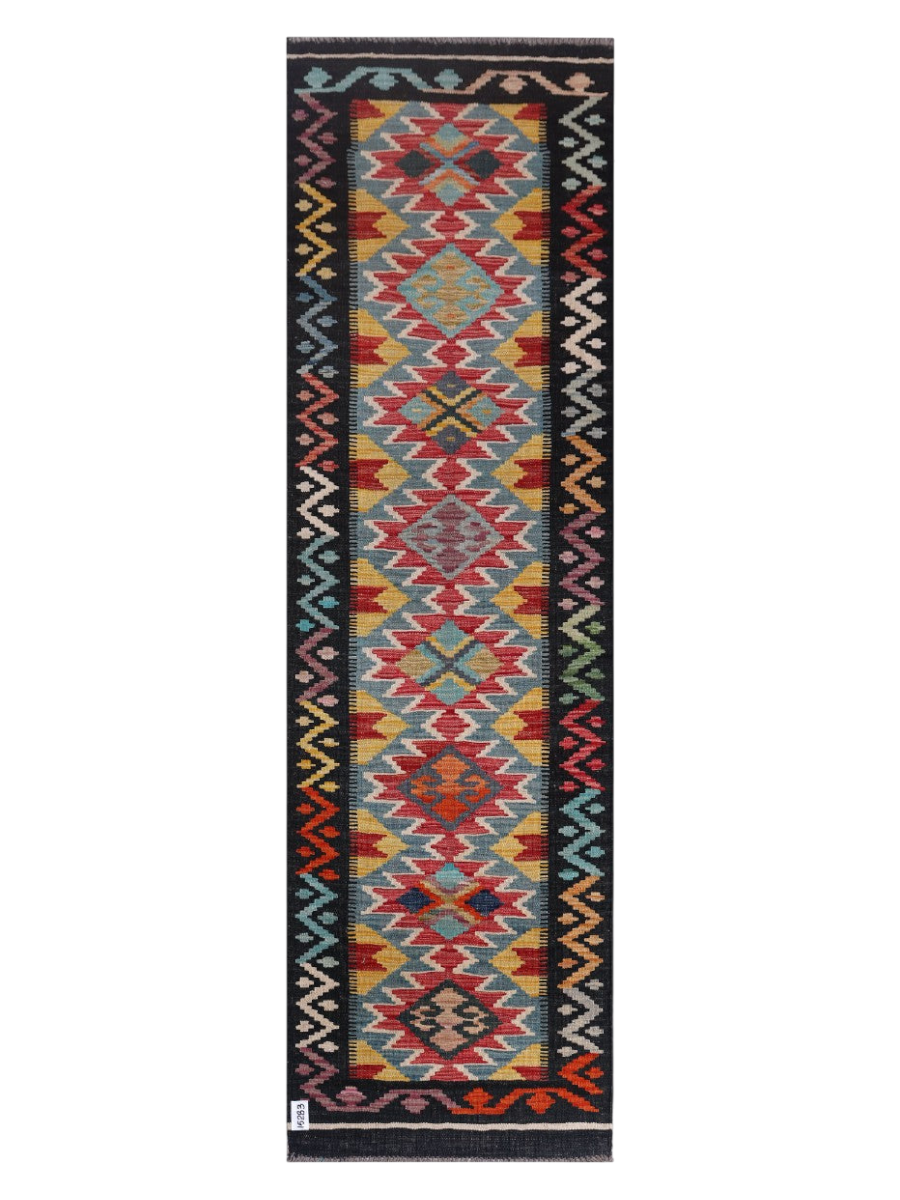 Maimana Kilim Runner - 249 x 74 cm
