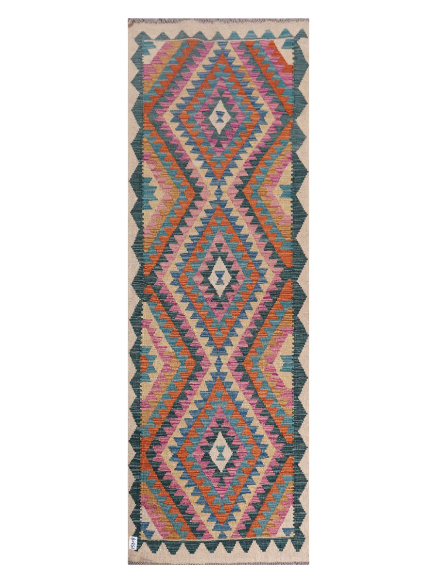 Maimana Kilim - 254 x 86 cm