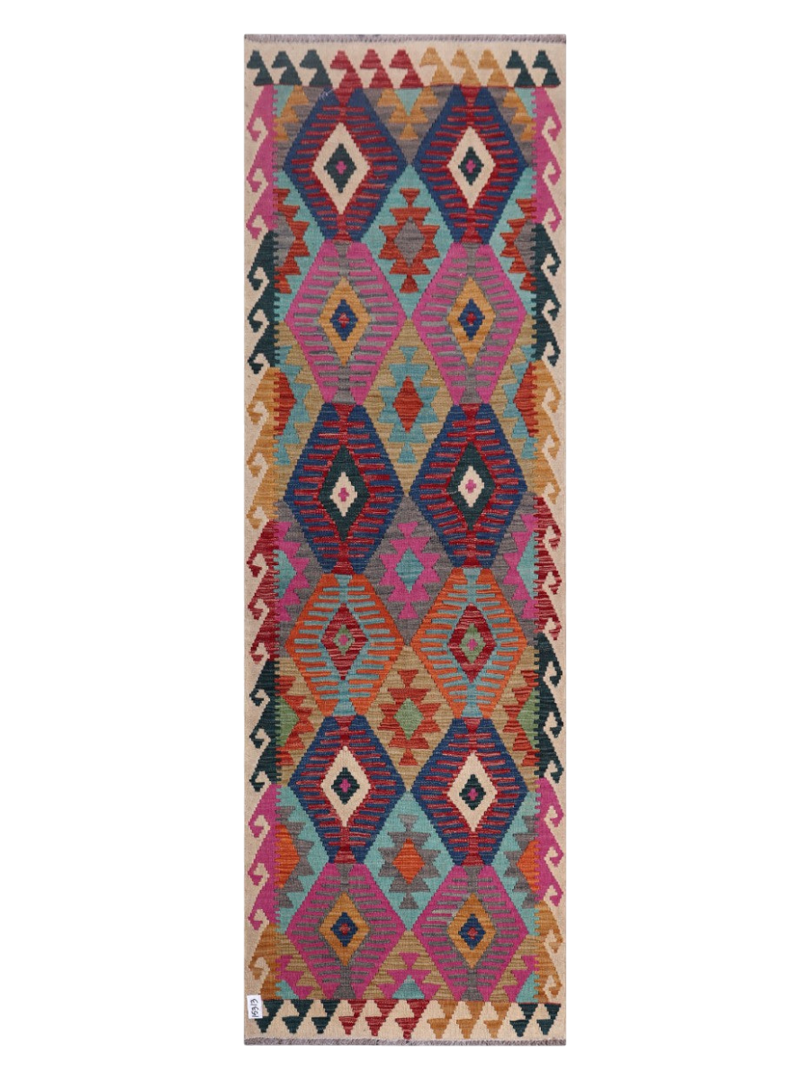 Maimana Kilim - 262 x 85 cm