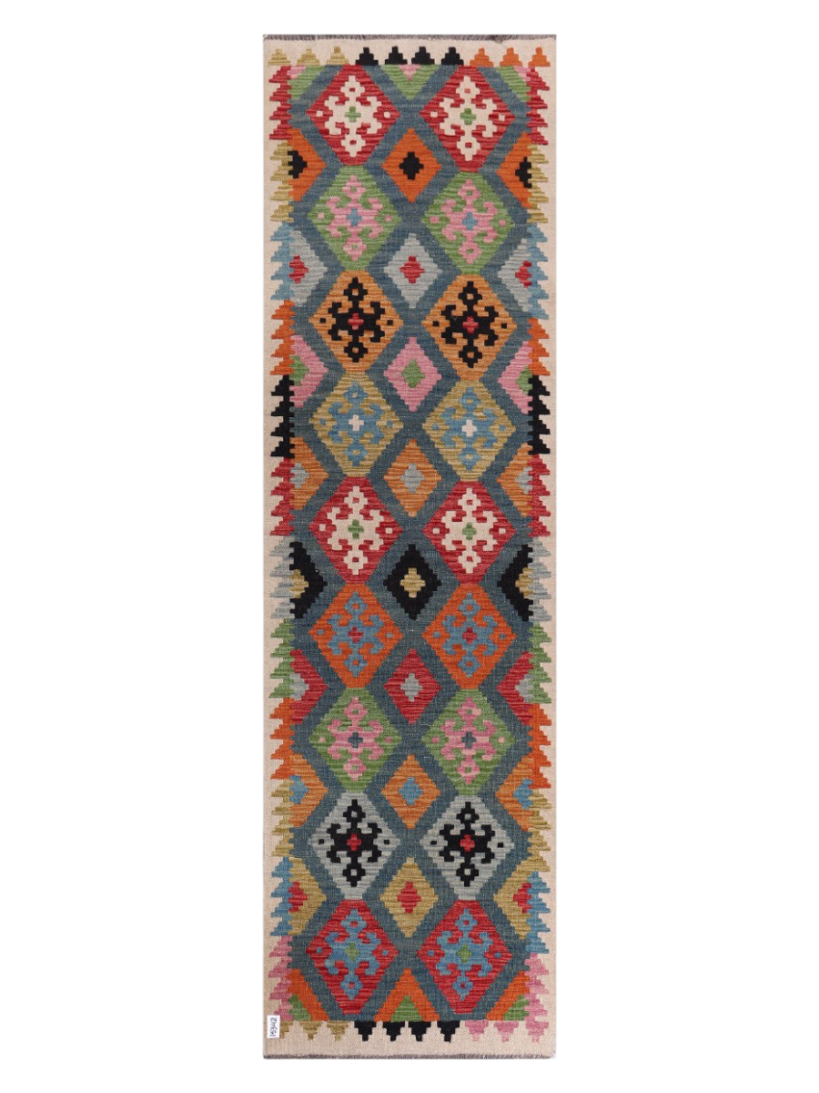 Maimana Kilim Runner - 288 x 84 cm