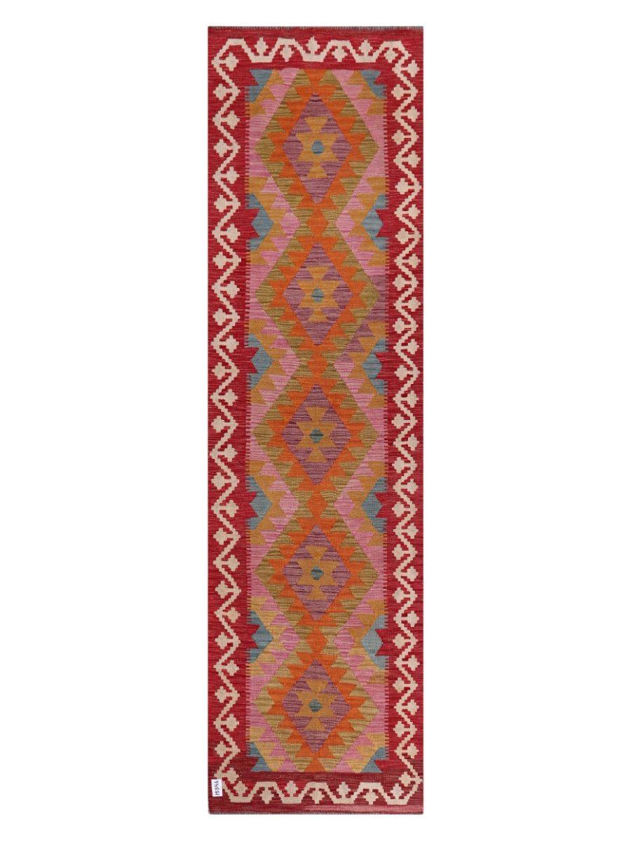 Maimana Kilim Runner - 291 x 81 cm