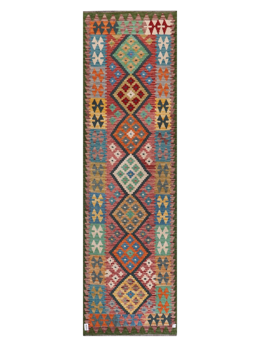 Maimana Kilim Runner - 292 x 86 cm