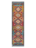 Maimana Kilim Runner - 301 x 84 cm