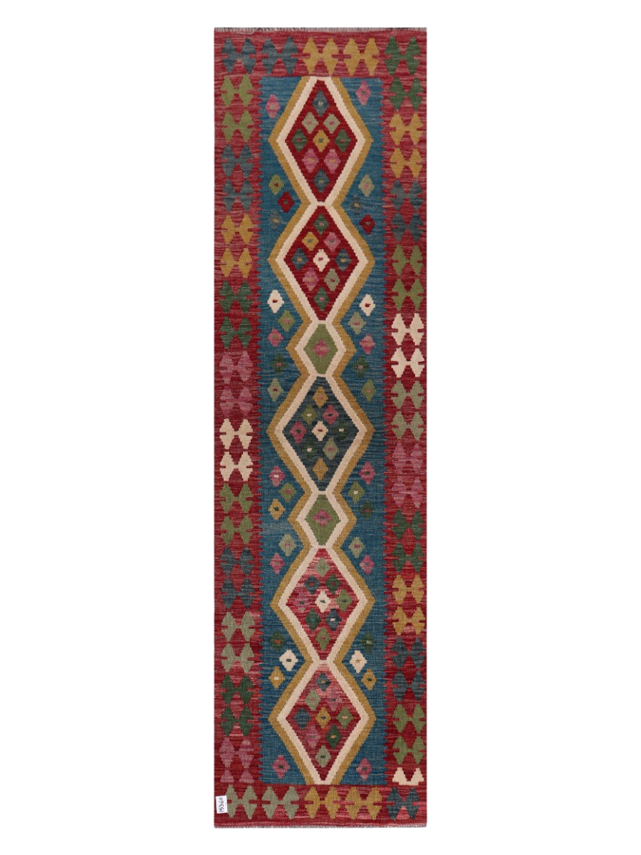 Maimana Kilim Runner - 291 x 79 cm