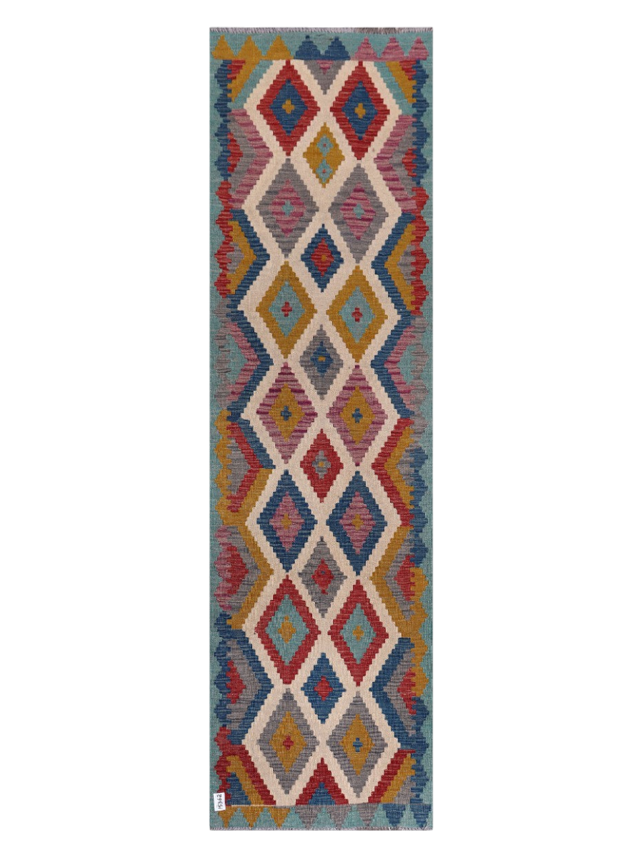 Maimana Kilim Runner - 297 x 84 cm