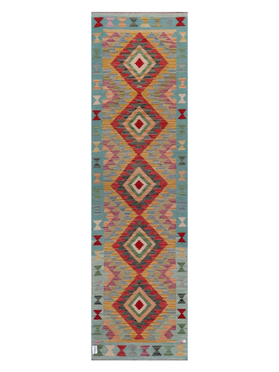 Maimana Kilim Runner - 294 x 83 cm
