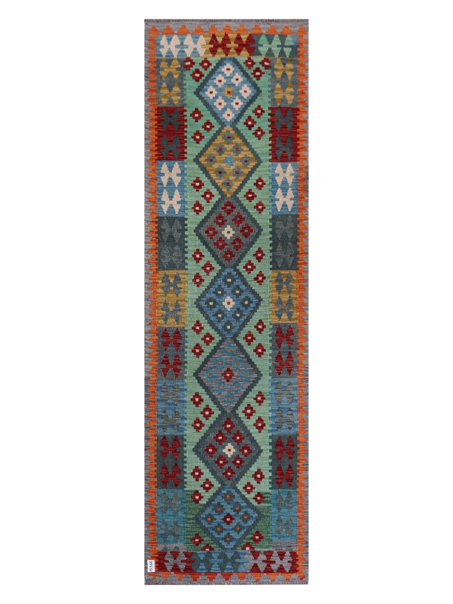 Maimana Kilim Runner - 294 x 87 cm