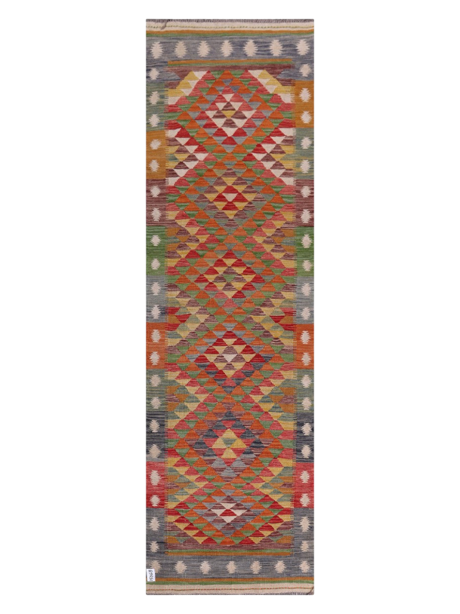 Maimana Kilim Runner - 292 x 87 cm
