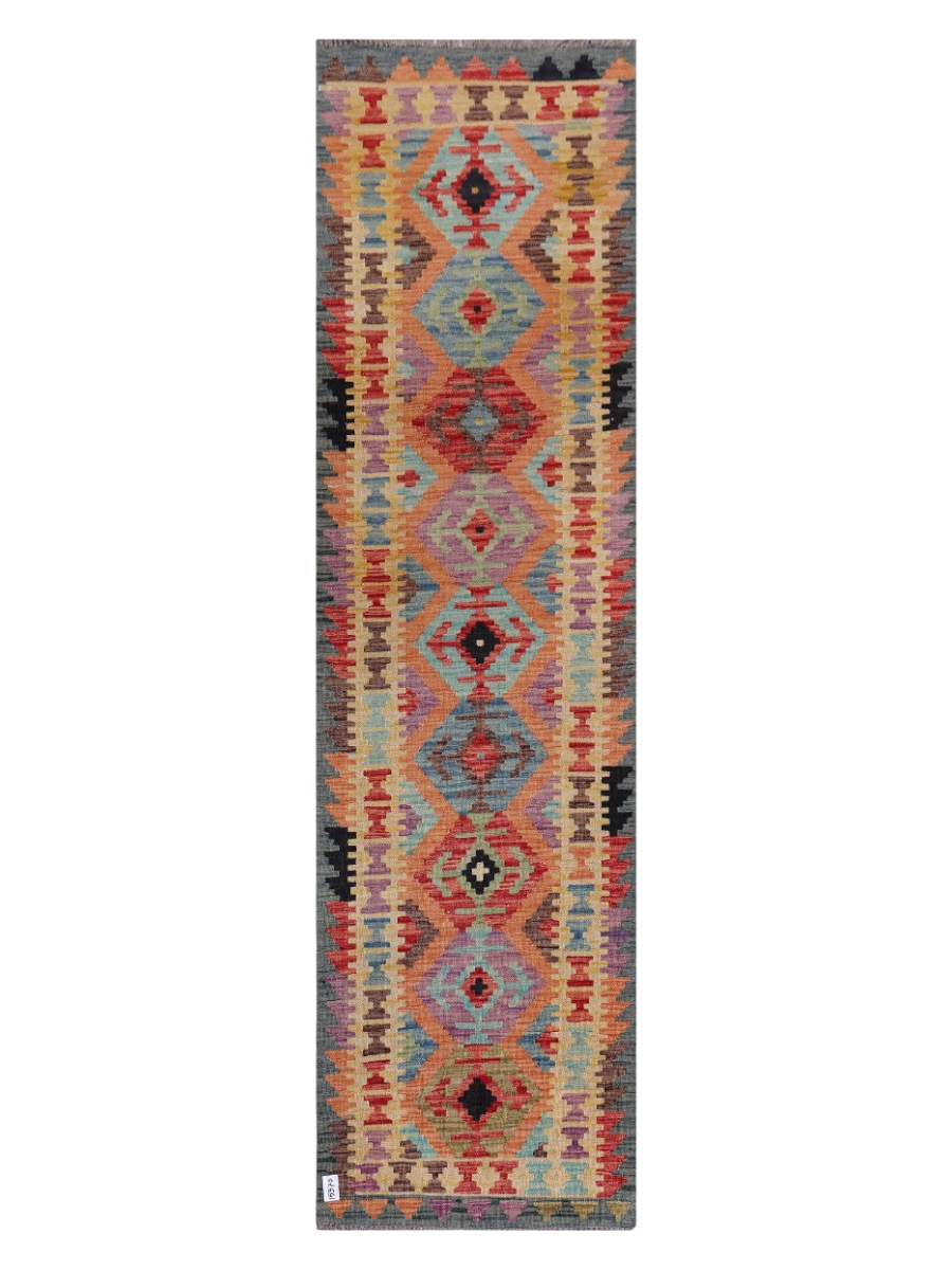 Maimana Kilim Runner - 296 x 81 cm