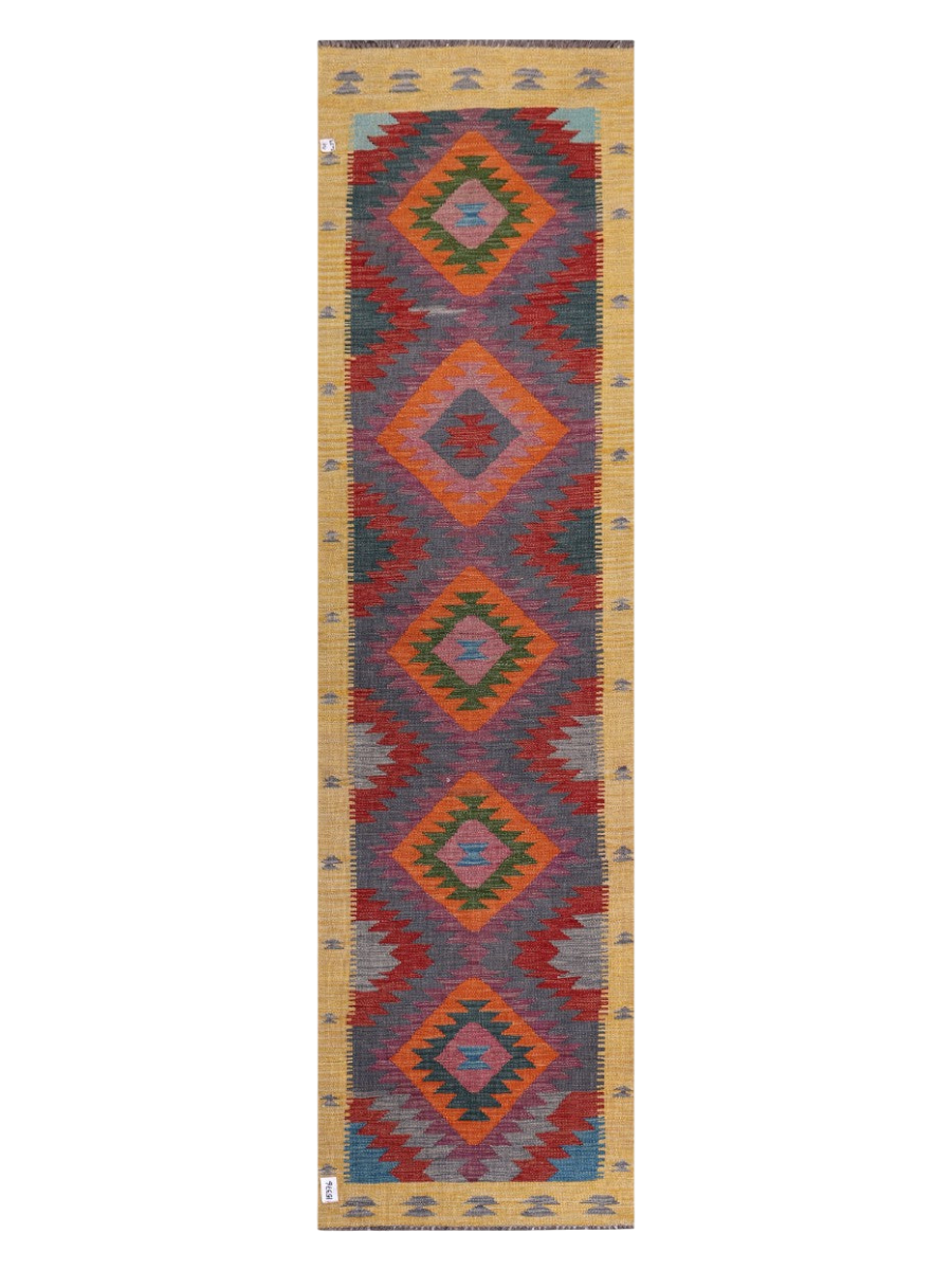 Maimana Kilim Runner - 295 x 80 cm