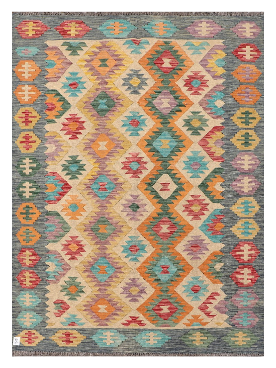 Maimana Afghanistan Kilim Rug - 205 x150 cm