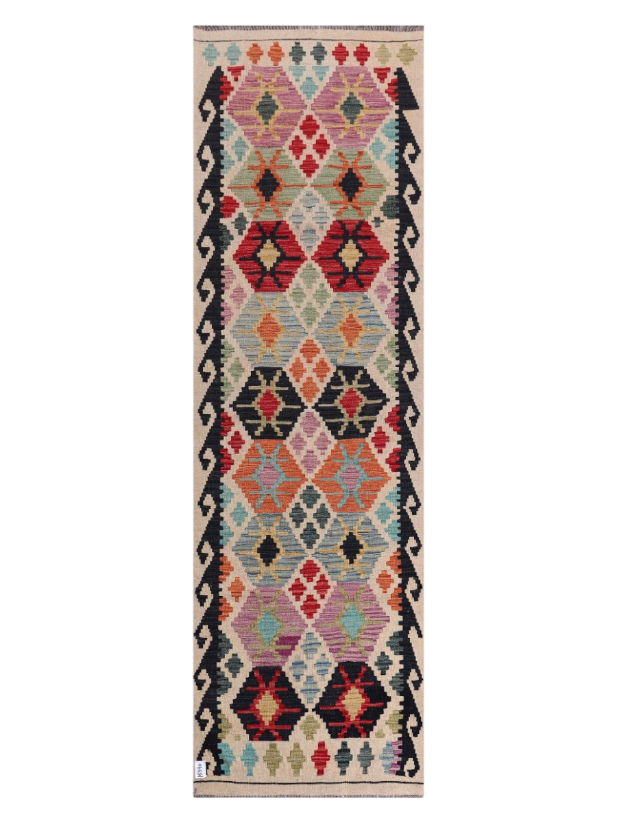 Maimana Kilim Runner - 293 x 89 cm