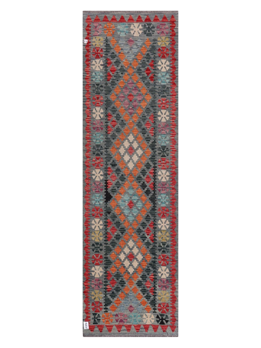 Maimana Kilim Runner - 288 x 86 cm