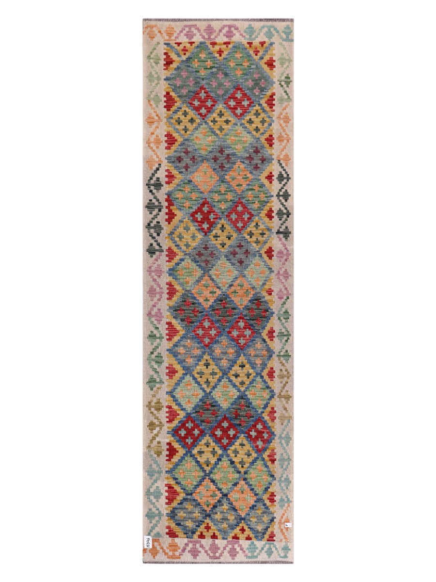 Maimana Kilim Runner - 287 x 81 cm