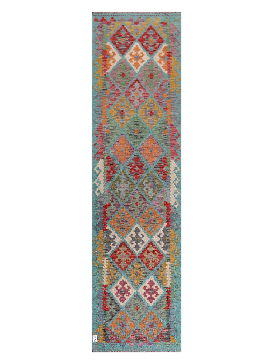 Maimana Kilim Runner - 295 x 79 cm
