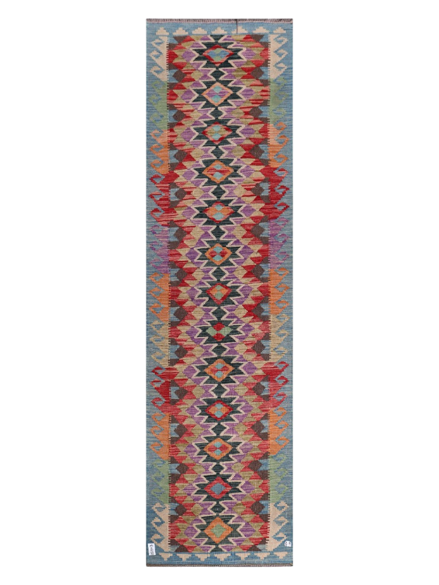 Maimana Kilim Runner - 297 x 81 cm