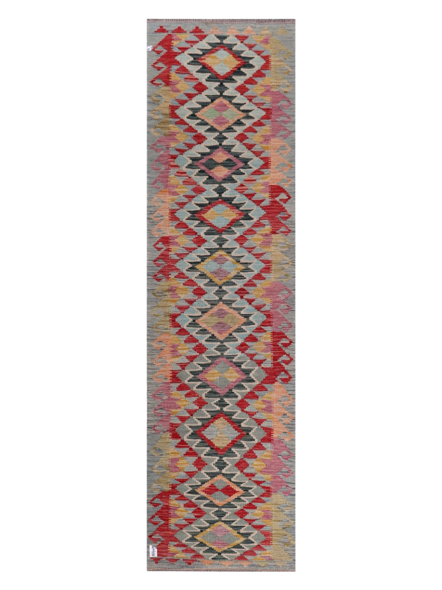 Maimana Kilim Runner - 299 x 82 cm