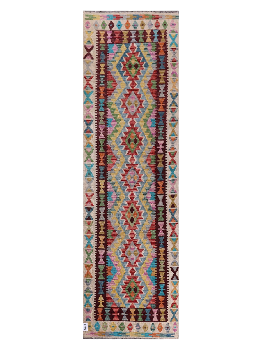 Maimana Kilim Runner - 285 x 85 cm