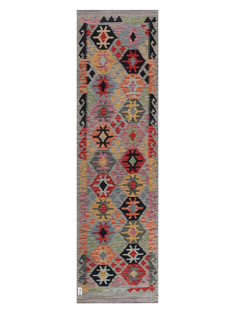 Maimana Kilim - 297 x 84 cm