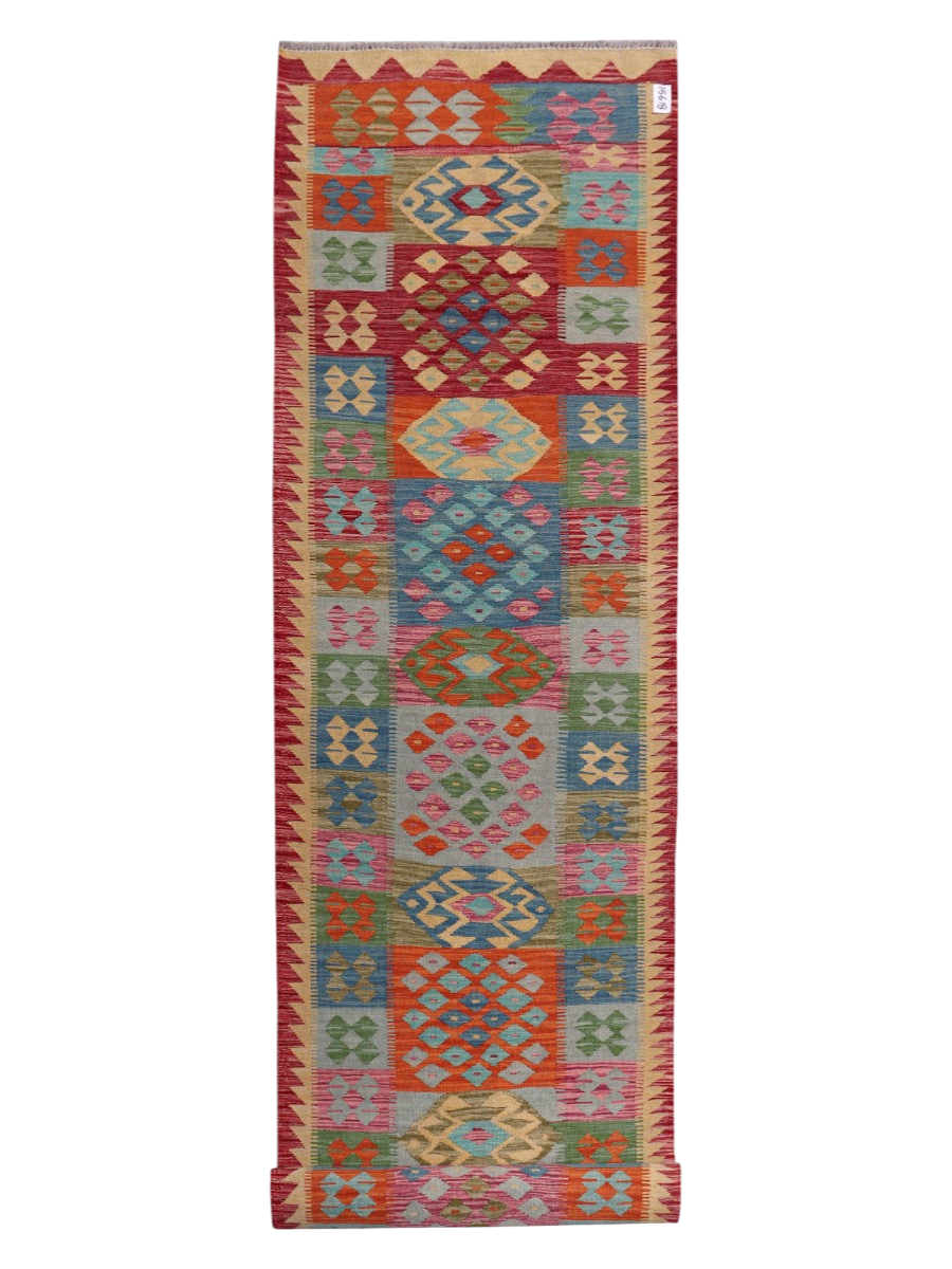 Maimana Kilim Runner - 483 x 86 cm
