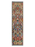 Maimana Kilim Runner - 291 x 77 cm
