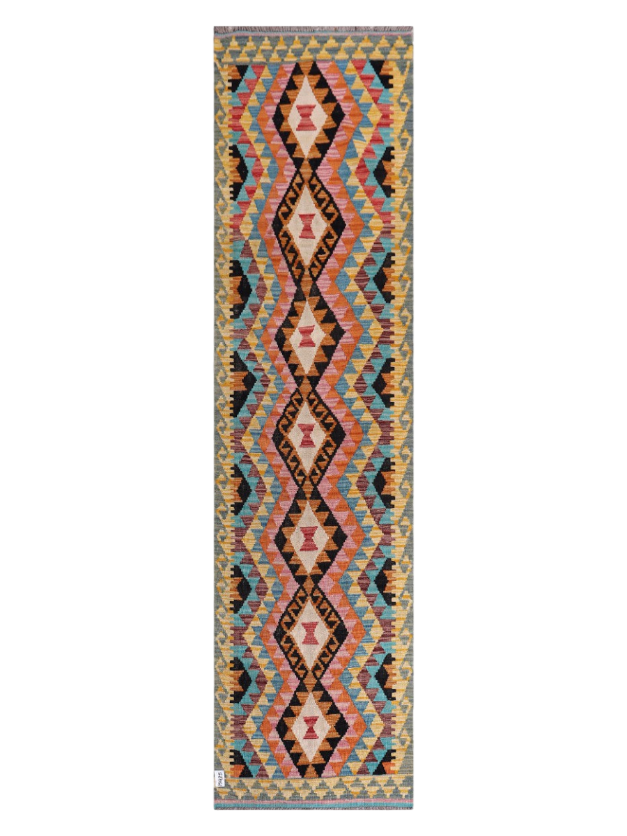 Maimana Kilim Runner - 305 x 79 cm
