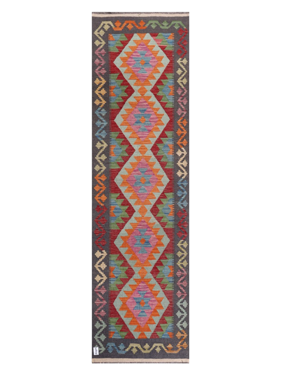 Maimana Kilim Runner - 294 x 83 cm