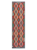 Maimana Kilim Runner - 296 x 85 cm