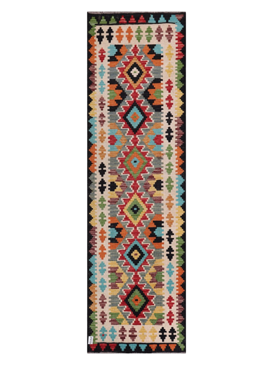 Maimana Kilim Runner - 288 x 85 cm