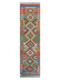 Maimana Afghanistan Kilim Runner - 293 x 80 cm