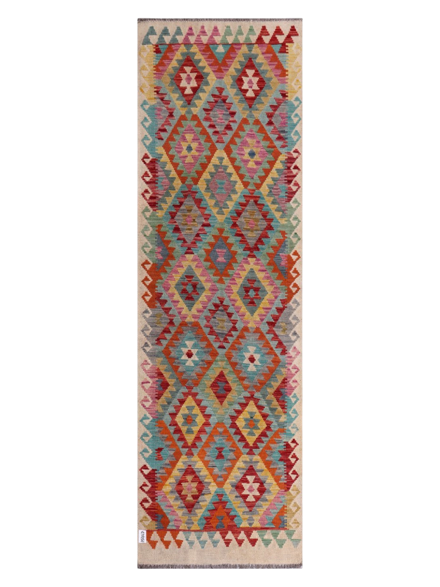 Maimana Kilim Runner - 285 x 87 cm