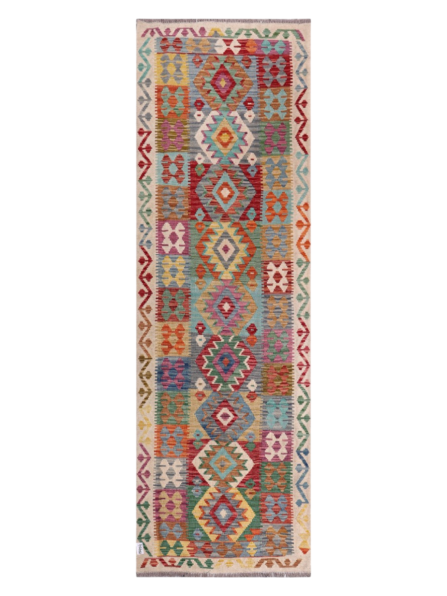 Maimana Kilim Runner - 295 x 94 cm