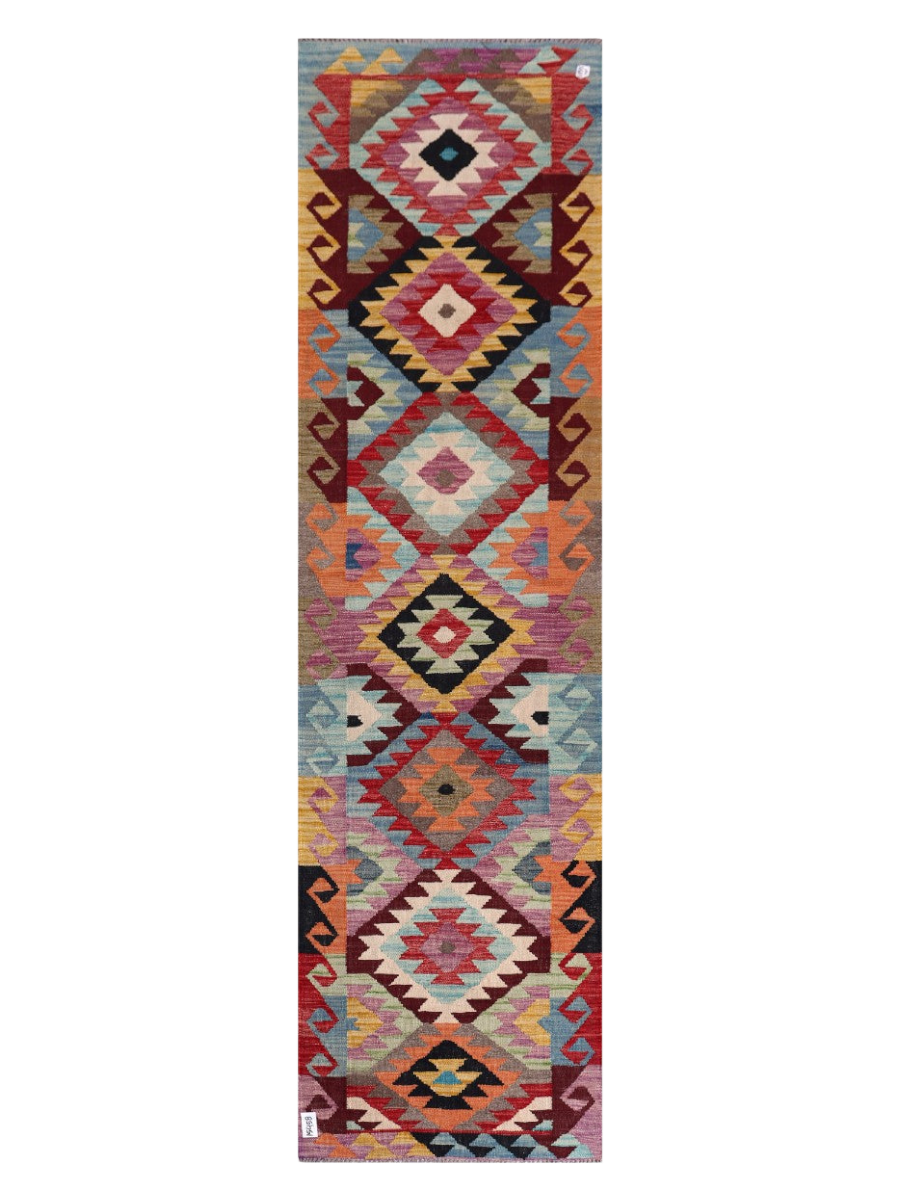 Maimana Kilim Runner - 290 x 80 cm