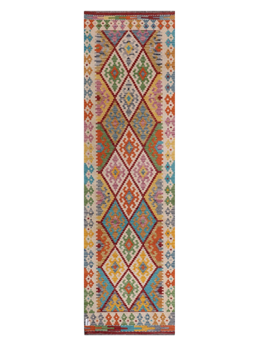Maimana Kilim Runner - 304 x 87 cm